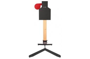 Image of Challenge Targets Handgun Paddle Target - Static Stand, Black SS-PT2324-H