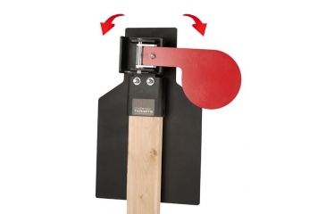 Image of Challenge Targets Handgun Paddle Target - Static Stand, Black SS-PT2324-H