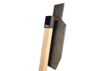Image of Challenge Targets IPSC A-C Zone Rifle Target - Static Stand, Black SS-RM-80020-R