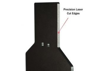 Image of Challenge Targets IPSC A-C Zone Rifle Target - Static Stand, Black SS-RM-80020-R