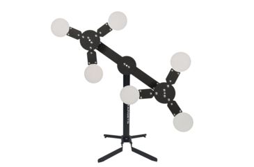 Image of Challenge Targets Propeller Texas Star with 8 Plates, Black CT-PROPELLER-R8