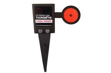 Image of Challenge Targets Rimfire Ground Flipper Stake Target, Black GF-PT27-RF