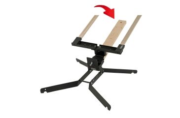 Image of Challenge Targets Steel 8 in Training Target Holder with Heavy Base, Black, Handgun Rated PS-HD-TH-8-H