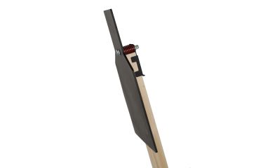 Image of Challenge Targets Steel IPSC Torso Target, Black, Heavy Base, Handgun Rated PS-HD-80023-R