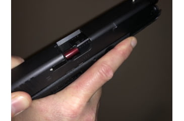 Image of Chamber check with a basic two-finger pull. 