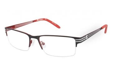 Image of Champion 1013 Bifocal Prescription Eyeglasses - Frame BLACK/RED CU101301