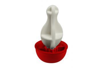 Image of Champion Duraseal Bowling Pin Wobble Target, Red/White 42800