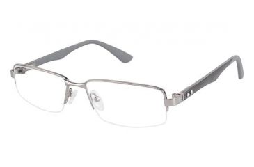 Image of Champion Eyes 1005 Single Vision Prescription Eyeglasses - Frame SHINY GUN, Size 54/16mm CU100501