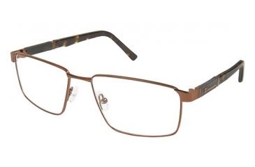 Image of Champion Eyes 2019 Progressive Prescription Eyeglasses - Frame Brown-Black, Size 56/17mm CU201902