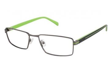 Image of Champion Eyes 4005 Progressive Prescription Eyeglasses - Frame BLACK/GREEN, Size 58/19mm CU400501