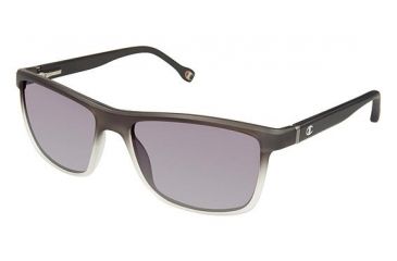 Image of Champion Eyes 6032 Single Vision Prescription Sunglasses CU603201 - Frame Color Black/Grey Fade