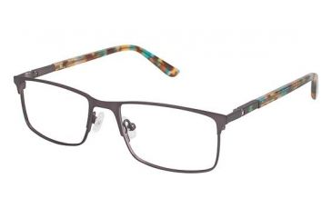 Image of Champion Eyes 7001 Single Vision Prescription Eyeglasses - Frame MATTE SILVER, Size 50/16mm CU700103