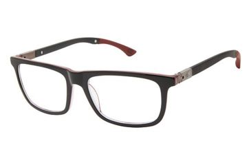 Image of Champion GOODLUCK Progressive Prescription Eyeglasses - Frame BLACK/RED, Size 52/16mm CUGOODLUCK01