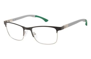 Image of Champion HATTRICK Progressive Prescription Eyeglasses - Frame BLACK/GUNMETAL, Size 50/18mm CUHATTRICK01