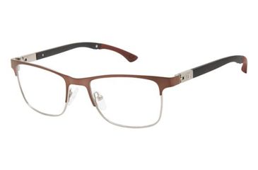 Image of Champion HATTRICK Progressive Prescription Eyeglasses - Frame DARK BROWN, Size 50/18mm CUHATTRICK02