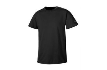 Image of Champion Mens Short Sleeve T-Shirt, Black, Extra Large T425 XL BK