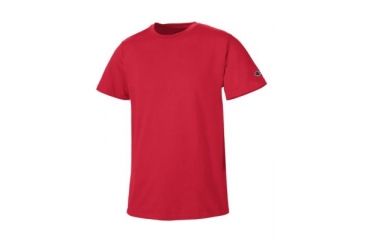 Image of Champion Mens Short Sleeve T-Shirt, Scarlet, Large T425 L RR