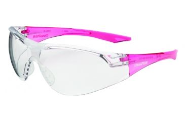 Image of Champion Shooting Glasses Youth Clear Glasses, Pink Temples(Ballistic), Pink/Clear 55604