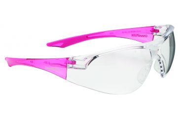 Image of Champion Shooting Glasses Youth Clear Glasses, Pink Temples(Ballistic), Pink/Clear 55604