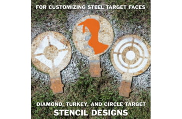 Image of Champion Steel Target Painting Stencils, 3 Pack, Steel, 44120