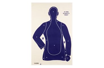 Image of Champion Target Blue Police Silhouette Target