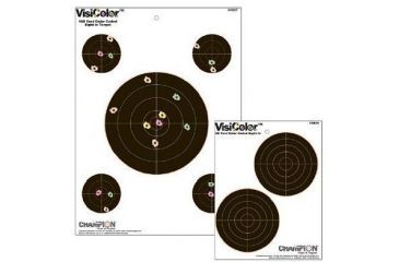 Image of Champion Target Champion 5" Visicolor Paper Double Bull Target 10 Pack 45826
