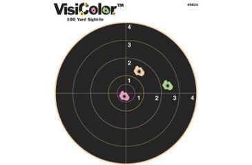 Image of Champion Targets Multi-Colored Impact High Visibility 8inch Paper Target - Pack of 10 - 45824 