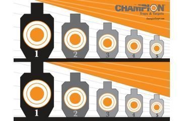 Image of Champion Traps and Targets Full-Color Targets Know Your Limits, 8.5x11 Inches, 12 Per Package, 01003803