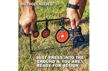 Image of Champion Traps and Targets Rimfire Three Gong Spinners Target Steel, Card, 40872