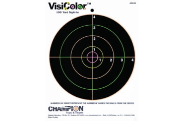 Image of Champion Visicolor 8 Target in 10 pack, Multi, 45814