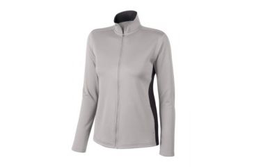 Image of Champion Womens Performance Full Zip Jacket, Stone Gray/Black, 2XL S260 2XL OV