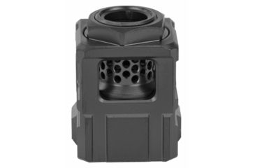 Image of Chaos Gear Supply Official Qube compensator 1.25", Black/Black CGSQUBECOMPBLKBLK