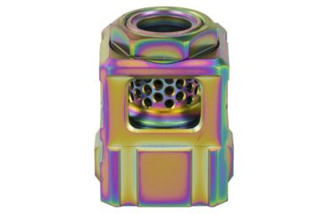 Image of Chaos Gear Supply Official Qube compensator 1.25", Rainbow CGSQUBECOMPRAINBO