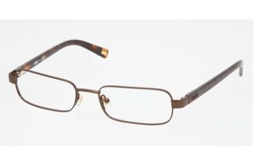 Image of Chaps CP 2063 Eyeglasses Styles -  Dark Brown Frame w/Non-Rx 49 mm Diameter Lenses, 104-4917