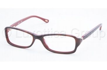Image of Chaps CP 3030 Eyeglasses Styles Dark Tort/Red Frame w/Non-Rx 52 mm Diameter Lenses, 694-5215