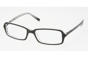 Image of Chaps CP3035 SV Prescription Eyeglasses Black/Crystal Frame / 53 mm Prescription Lenses, 541-5316