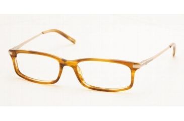 Image of Chaps CP3023-537-5316 Eyeglasses Frames Brown Horn Frame / 53 mm Non-Rx Lens