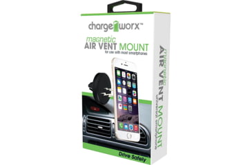 Image of Chargeworx Magnetic Air Vent Phone Mount, Black, CX9902BK