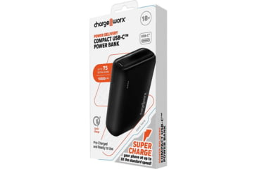 Image of Chargeworx PD Power Bank, 10000mAh, Black, CHA-CX6849BK