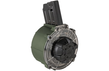 Image of Charles Daly ELD-12 Drum 12 Gauge, 20 Round, Easy Load Handwheel, Shotgun Magazine, OD Green, 20, 470.124G