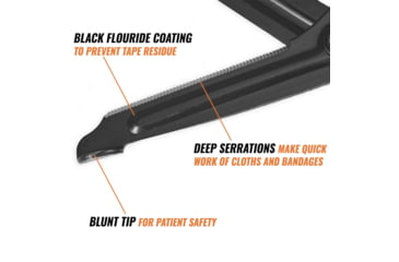 Image of Chase Tactical 7.25in Medical Traume Shear, Black, CT-41MTS1-BK
