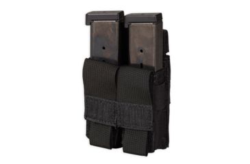 Image of Chase Tactical Double Pistol Mag Pouch, Black, One Size, NSN NONE, CT-20PMP2-BK