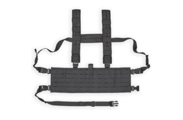 Image of Chase Tactical Laser Cut MOLLE Chest Rig, Black, CT-15MCR1-BK