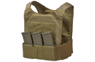 Image of Chase Tactical Low-Vis Plate Carrier M1 w/ Triple Velcro 5.56 Mag Pouch, Ranger Green, Regular, NSN NONE, CT-10LVPCM1-RG