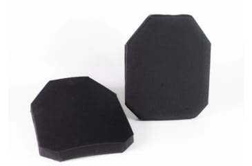 Image of Chase Tactical 3S9M Level III++ Stand Alone Rifle Armor, 10x12in, Multi Curve, Shooter Cut, Black, CT-3S9M-10x12-MC-SH