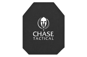 Image of Chase Tactical 3S9M Level III++ Stand Alone Rifle Armor, 10x12in, Multi Curve, Shooter Cut, Black, CT-3S9M-10x12-MC-SH