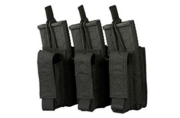 Image of Chase Tactical Triple Kangaroo Mag Pouch, 5.56/Pistol, Black, One Size, NSN NONE, CT-20K5PMP3-BK