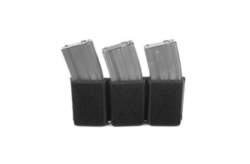 Image of Chase Tactical Triple Velcro Mag Pouch, 5.56, Black, One Size, NSN NONE, CT-11T556VMP-BK