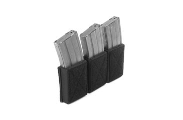 Image of Chase Tactical Triple Velcro Mag Pouch, 5.56, Black, One Size, NSN NONE, CT-11T556VMP-BK