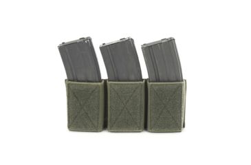 Image of Chase Tactical Triple Velcro Mag Pouch, 5.56, Ranger Green, One Size, NSN NONE, CT-11T556VMP-RG